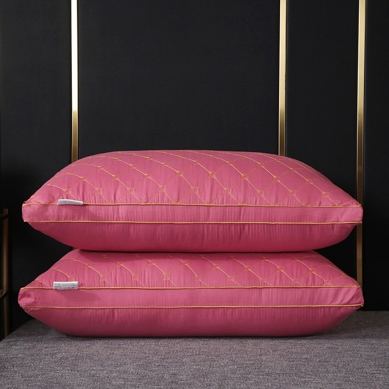 Sanded Fabric 3D Hotel Neck Protection Low Pillow | Factory Direct Feather Velvet Fiber Pillow Core O1CN017g5O9u27Ps3iXw6n7 2212197597790 0 Cib