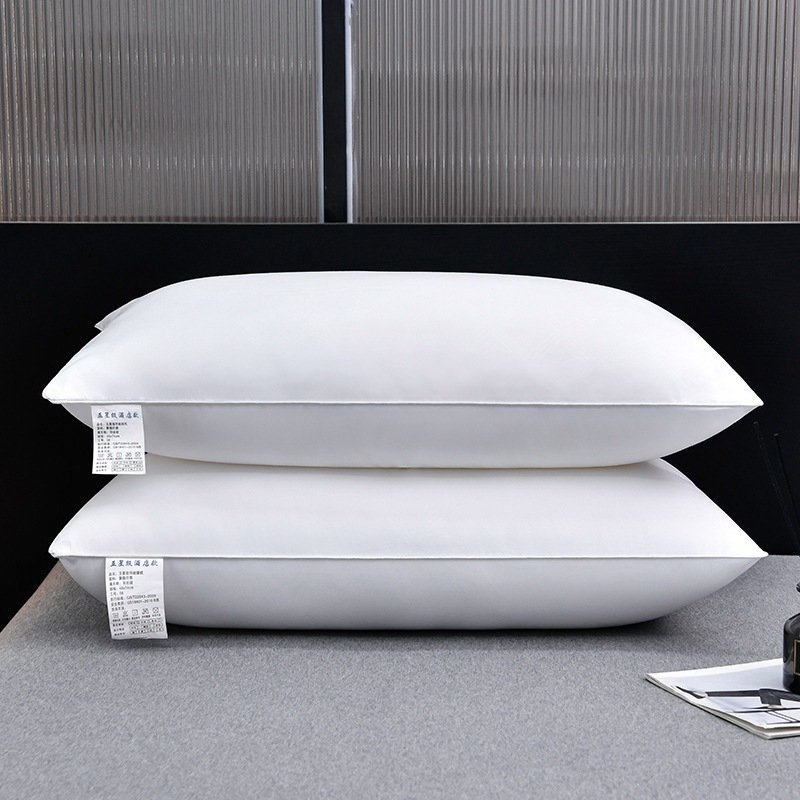Sanded Fabric 3D Hotel Neck Protection Low Pillow | Factory Direct Feather Velvet Fiber Pillow Core O1CN01EnNMXs27Ps3kv1n0q 2212197597790 0 Cib