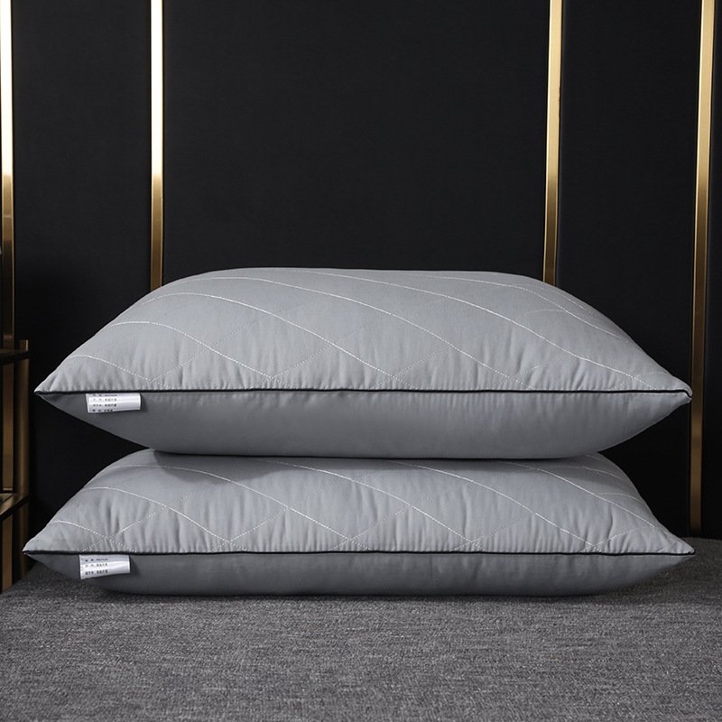 Sanded Fabric 3D Hotel Neck Protection Low Pillow | Factory Direct Feather Velvet Fiber Pillow Core O1CN01FXdnWY27Ps3Z3I1pF 2212197597790 0 Cib
