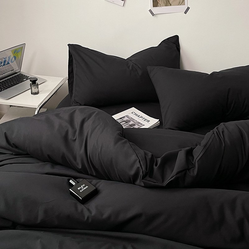 Ins Style Double-Washed Cotton Bedding Set | Ultra-Soft Light Luxury 3-Piece Student Dorm & 4-Piece Home Duvet Cover Set O1CN01PnkK6S2Asg51wUcZe 2217967838259 0 Cib