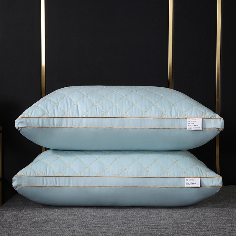 Sanded Fabric 3D Hotel Neck Protection Low Pillow | Factory Direct Feather Velvet Fiber Pillow Core O1CN01QnqgKS27Ps3fqSxUP 2212197597790 0 Cib