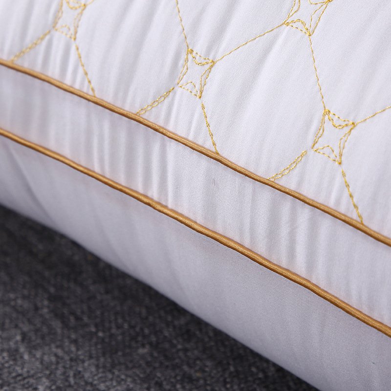 Sanded Fabric 3D Hotel Neck Protection Low Pillow | Factory Direct Feather Velvet Fiber Pillow Core O1CN01RfTMiL27Ps3Z3iD1e 2212197597790 0 Cib