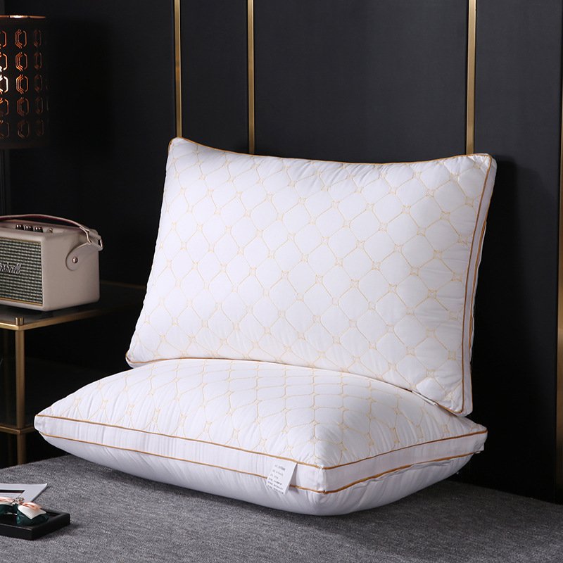 Sanded Fabric 3D Hotel Neck Protection Low Pillow | Factory Direct Feather Velvet Fiber Pillow Core O1CN01VQwz1S27Ps3oFZxFp 2212197597790 0 Cib