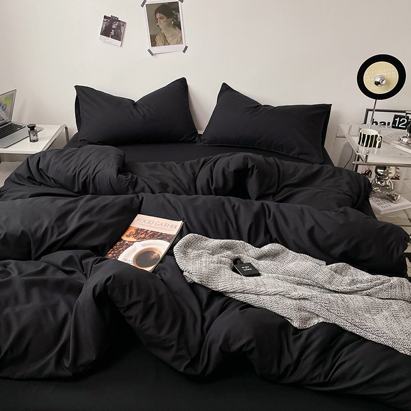 Ins Style Double-Washed Cotton Bedding Set | Ultra-Soft Light Luxury 3-Piece Student Dorm & 4-Piece Home Duvet Cover Set O1CN01aaJU4q2Asg51wVQTS 2217967838259 0 Cib