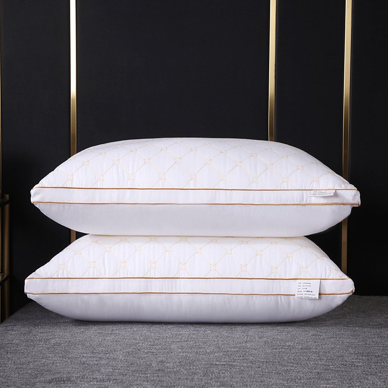 Sanded Fabric 3D Hotel Neck Protection Low Pillow | Factory Direct Feather Velvet Fiber Pillow Core O1CN01oCbAzq27Ps3jSi2AC 2212197597790 0 Cib
