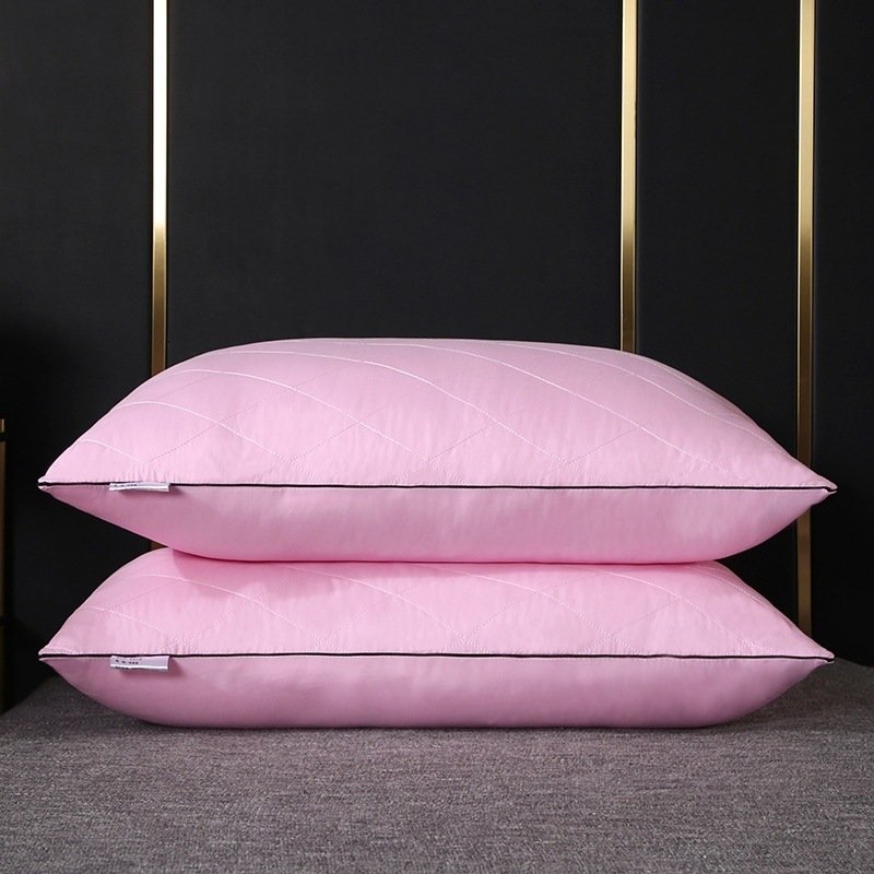 Sanded Fabric 3D Hotel Neck Protection Low Pillow | Factory Direct Feather Velvet Fiber Pillow Core O1CN01stPpTn27Ps3fIM1W3 2212197597790 0 Cib