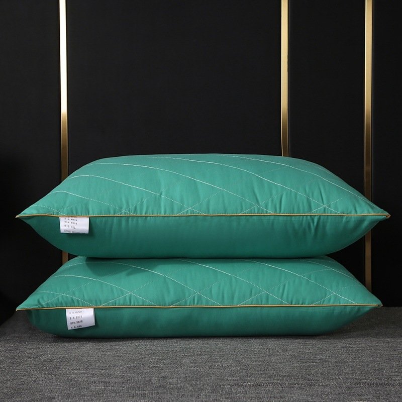 Sanded Fabric 3D Hotel Neck Protection Low Pillow | Factory Direct Feather Velvet Fiber Pillow Core O1CN01xLg9gu27Ps3fqQg08 2212197597790 0 Cib
