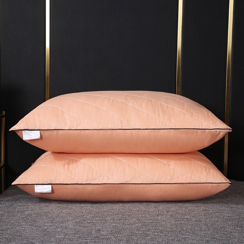 Sanded Fabric 3D Hotel Neck Protection Low Pillow | Factory Direct Feather Velvet Fiber Pillow Core O1CN01xoVSbH27Ps3i0VnPH 2212197597790 0 Cib